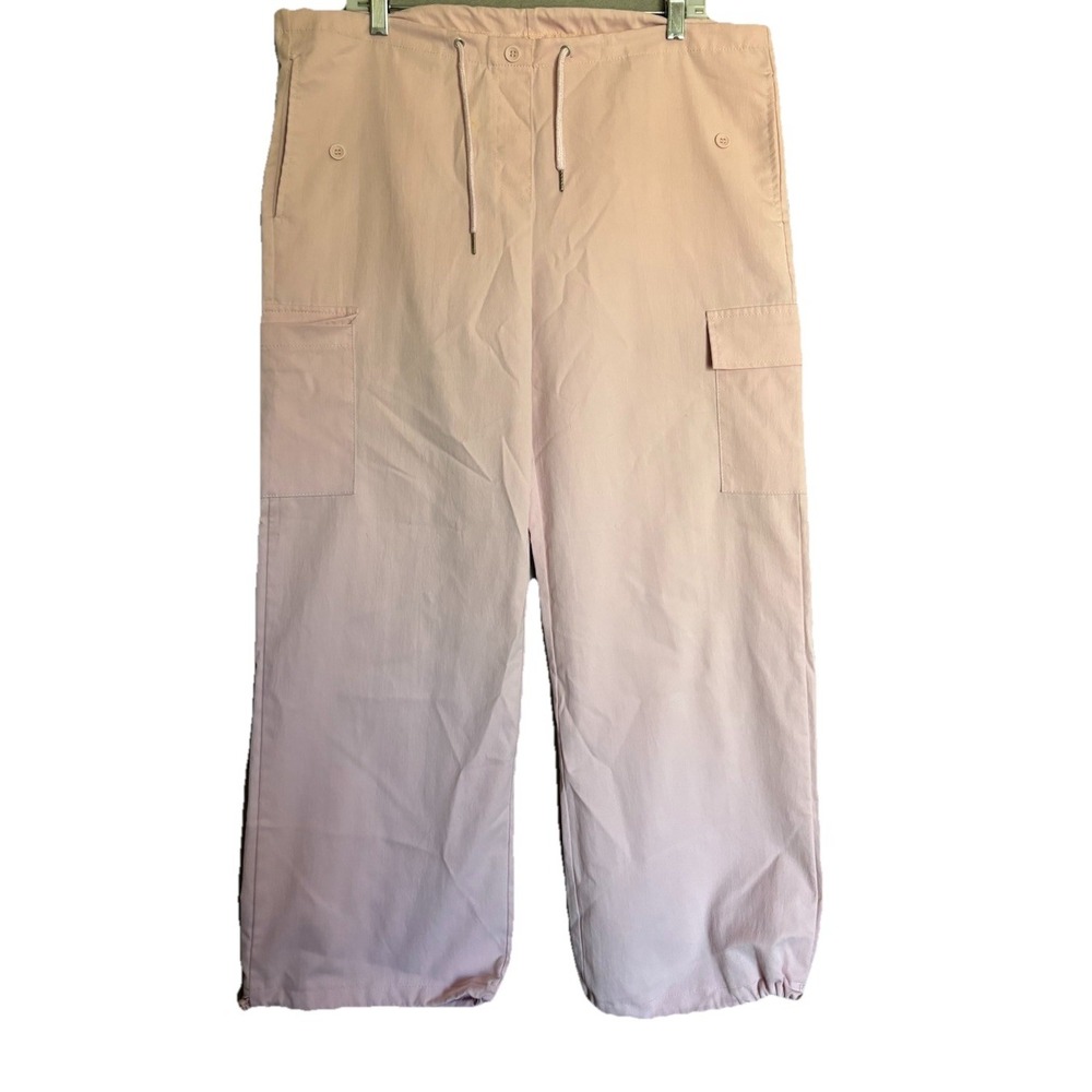 Cargo Pants‎ Small Utility Multi Pocket Wide Leg Parachute Ankle